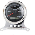 V-Twin 39-0851 85mm Gps Speedometer Black