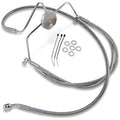 Drag Specialties 1741-2636 Extended Length +6" Stainless Steel Brake Line Kit