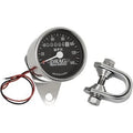 Drag Specialties DS-244131 Black 2.4" Mini 2:1 Mechanical Speedometer