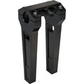 LA Choppers LA-7480-08B Black 8" Tall Performance Risers for 1-1/4" Handlebars
