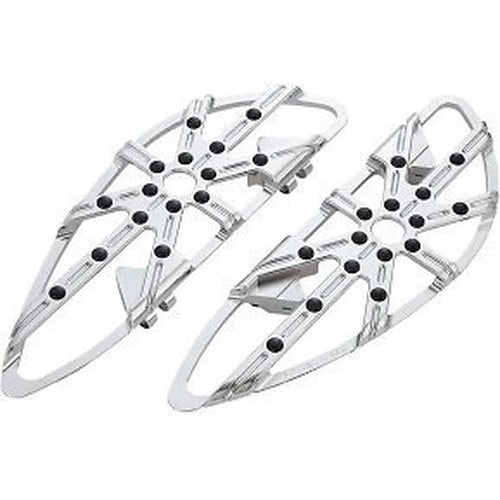 Arlen Ness 410-006 Chrome 10-Gauge Driver Floorboards for 18-25 Softail