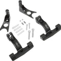 Drag Specialties 1621-0513 Black Passenger Floorboard Mount Kit - Softail 00-17