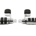 V-Twin 27-1813 Chrome Iso Foot Pegs Stirrup Heel Rest for Male Mount Harley