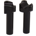 V-Factor 41026 Gloss Black 4.5" Straight Handlebar Risers - Harley 1" Handlebars