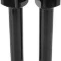 Drag Specialties 0602-0406 Black 6.5" Straight Handlebar Risers for 1" Harley