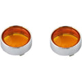Custom Dynamics Probeam Bullet Bezels Chrome & Amber Turn Signal Lens