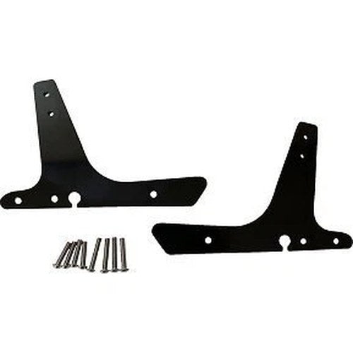 Drag Specialties 1504-0118 Sissy Bar Side Plates- Chrome