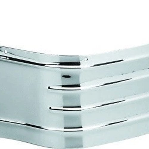 Biker's Choice 493399 Chrome Ribbed Front Fender Skirt 80-13 Touring 86-06 Flst