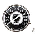 V-Twin 39-0829 Replica 2:1 Speedometer with White Needle