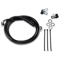 Drag Specialties 1741-2546Extended Length Black Vinyl Brake Line Kit