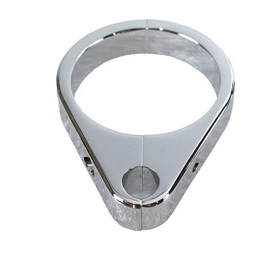 V-Twin 31-1010 Chrome Clutch Cable Clamp for 49mm Fork Tube