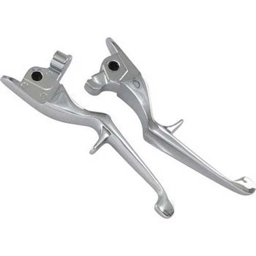 Kuryakyn 1981 Chrome Trigger Clutch & Brake Levers Set for 17-21 Harley Touring