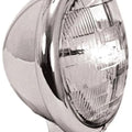 Mid Usa 11016 Chrome 5-3/4" Halogen Headlight for Harley Custom Application