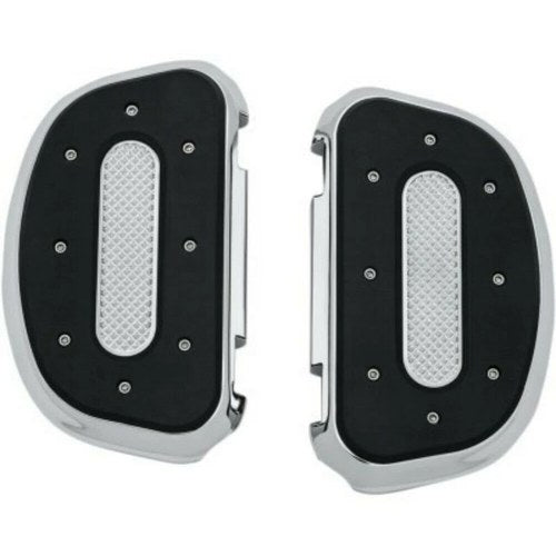 Kuryakyn 7043 Chrome Heavy Industry Passenger Floorboard Boards for Harley Kits