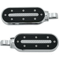Kuryakyn 7031 Chrome Heavy Industry Footrest Foot Pegs for Harley Male Mount