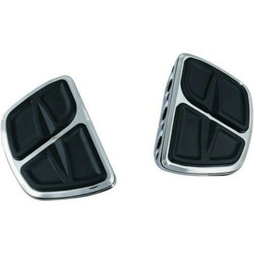 Kuryakyn 7611 Chrome Kinetic Floorboards Mini Boards without Adapter
