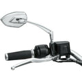 Kuryakyn 1962 Chrome Phantom Convex Pair of Mirrors for all Harley Models 65-25