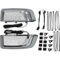 Kuryakyn 5063 Chrome Tracer LED Fairing Lower Grilles - Run & Turn White & Amber