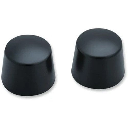 Kuryakyn 1229 Satin Black Front Axle Cap Covers