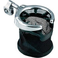 Kuryakyn 1484 Chrome Passenger Drink Holder w/ Basket for Touring 1/2" to 3/4"