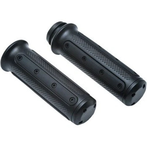 Kuryakyn 6121 Black Heavy Industries Hand Grips for Harley Electronic Throttle