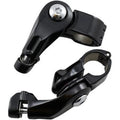 Kuryakyn 7574 Black Short Tour-Tech Adjustable Cruise Footpeg Mounts for 1-1/4"