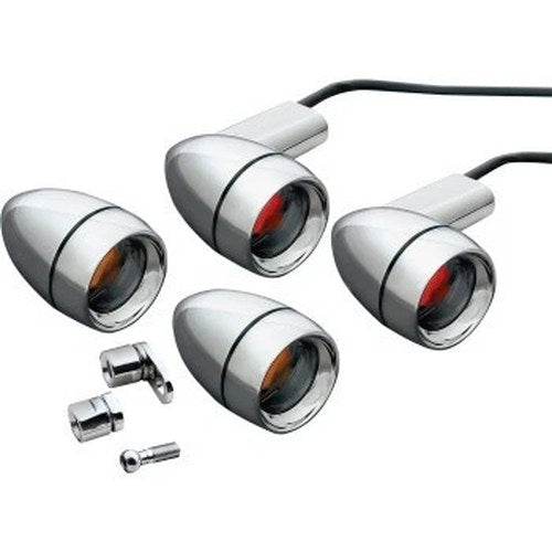 Kuryakyn 2317 Chrome Late-Style Turn Signal Kit