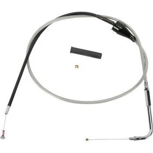 Drag Specialties 0651-0176 Stainless Steel Braided Idle Cable
