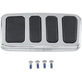 Kuryakyn 4456 Chrome Extended Brake Pedal Pad for 84-23 Harley Touring