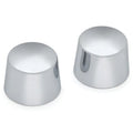 Kuryakyn 1214 Chrome Front Axle Nut Covers Harley Davidson Flt Dyna Softail