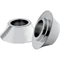 RC Components HD-SPCR-2C Chrome Tapered Front Axle Spacers 08-21 Touring w/o ABS
