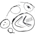 Burlybrand B30-1229 Extended Handlebar Cable and Brake Line Kit for 12" Apes