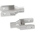 Drag Specialties DS-253507 Chrome Soft-Ride Peg Mounts for Female Harley Mount