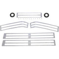 Parts Unlimited DS-719706 Chrome Saddlebag Lens Grille Set for 88-00 GL1500