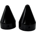 LA Choppers LA-7811-00B Black Spike Axle Cap Set
