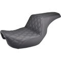 Saddlemen 806-04-172 Step-Up Seat Front Lattice Stitch for 06-17 Dyna