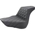 Saddlemen GelCore Black Lattice Stitch Step-Up Seat for Harley Fat Boy 18-20