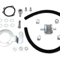 V-Twin 35-0125 Chrome Crankcase Breather Bracket for Harley Softail Dyna Touring