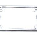 V-Twin 42-1070 Chrome Skull License Plate Frame for 4" x 7" Motorcycles