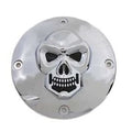 V-Twin Mfg. 42-0678 Chrome Skull Clutch Derby Cover for 94-03 Sportster