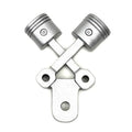 V-Twin 48-1609 Piston License Plate Topper