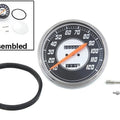 V-Twin 39-0482 Replica 2:1 Speedometer with Orange Needle