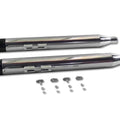 V-Twin 30-4056 Muffler Set with Black Revolver End Tips