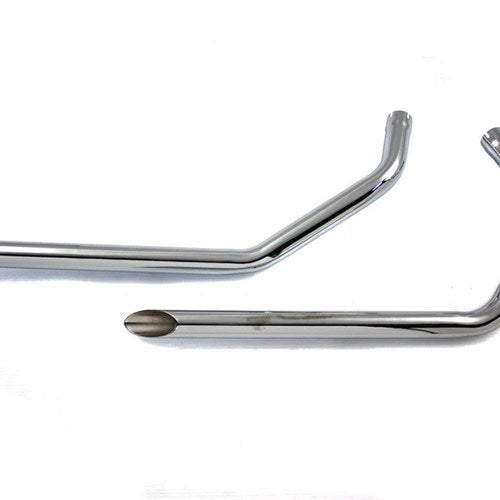 V-Twin 30-3010 Wyatt Gatling Exhaust Drag Pipe Set Slash Cut Ends