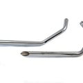 V-Twin 30-3010 Wyatt Gatling Exhaust Drag Pipe Set Slash Cut Ends