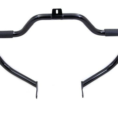 V-Twin 51-0870 Black Front Engine Bar with Footpeg Pads