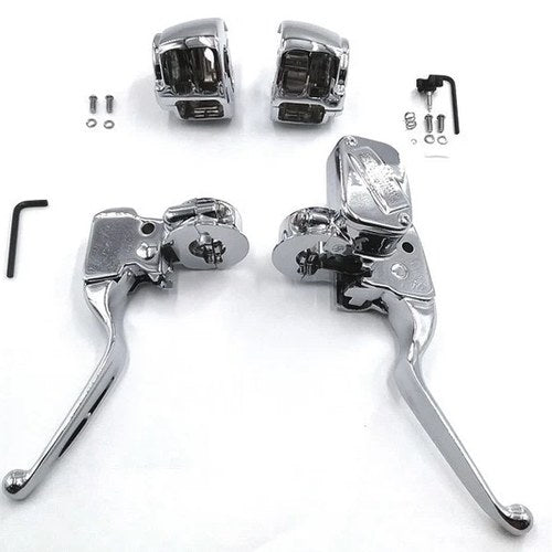 V-Twin 22-0886 Handlebar Control Kit Chrome