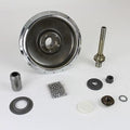 V-Twin 49-1288 45" W Front Wheel Hub Assembly Chrome
