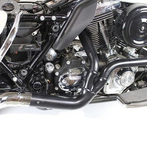 V-Twin 29-0044 2 into 1 Exhaust Header Set Black