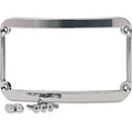 Klock Werks KWS-01-0082-C Chrome License Plate Frame for Benchmark Fender